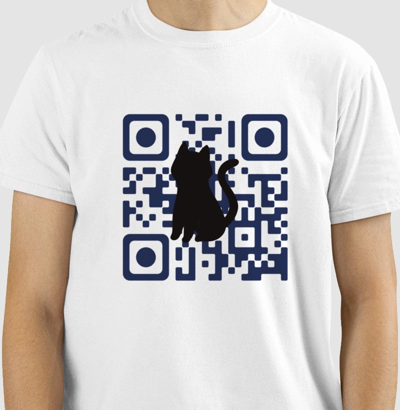 QR CODE SILUETA masc.  - Puro algodão 30:1, fio penteado, malha superior, caimento perfeito.