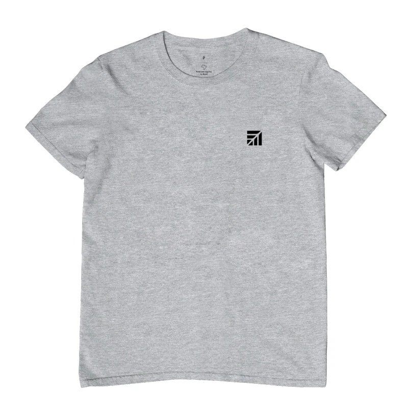 SÍMBOLO FAMI (PRETO) - MASCULINA - CINZA