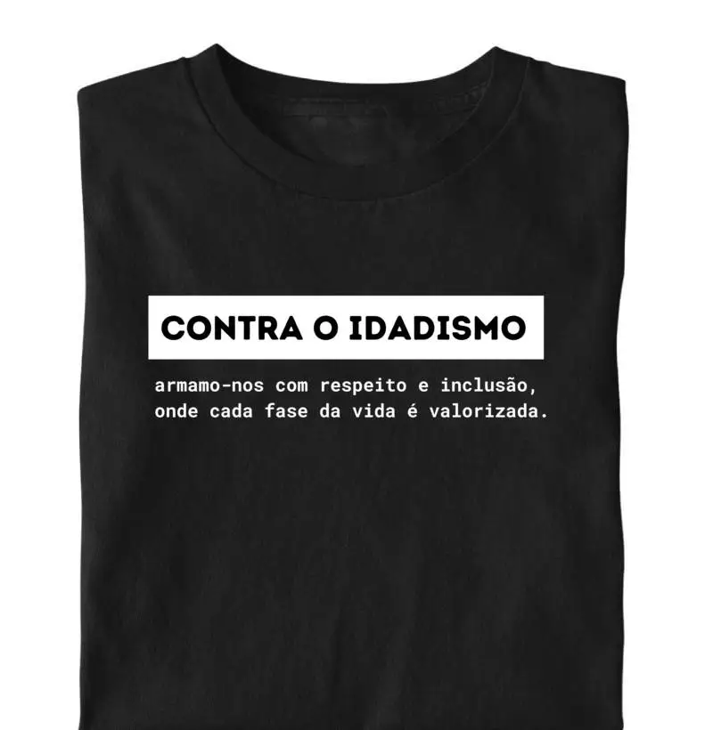 Contra o idadismo - Preto e Branco