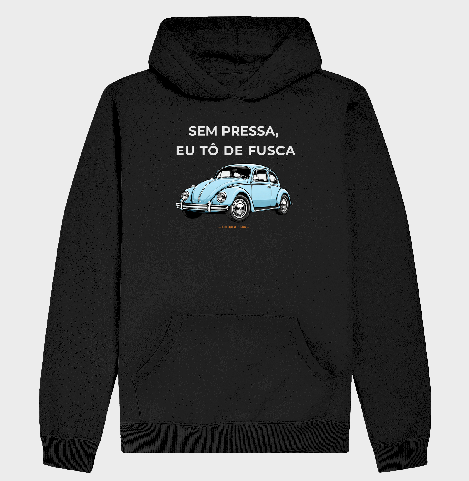 Sem pressa, eu tô de fusca - Azul Claro