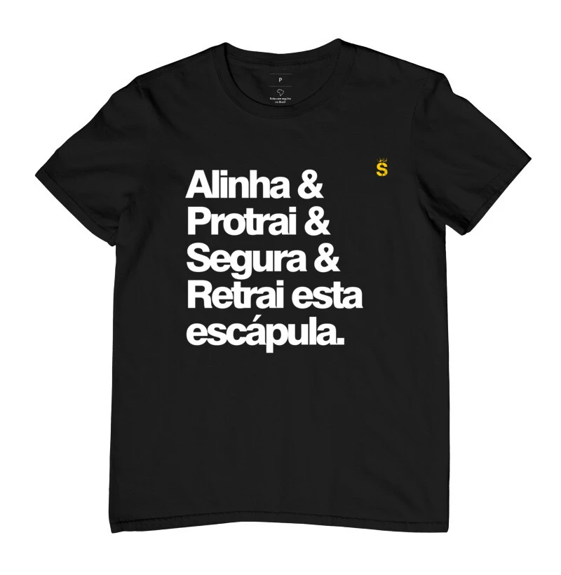 Alinha &Protrai &Segura &Retrai esta escápula