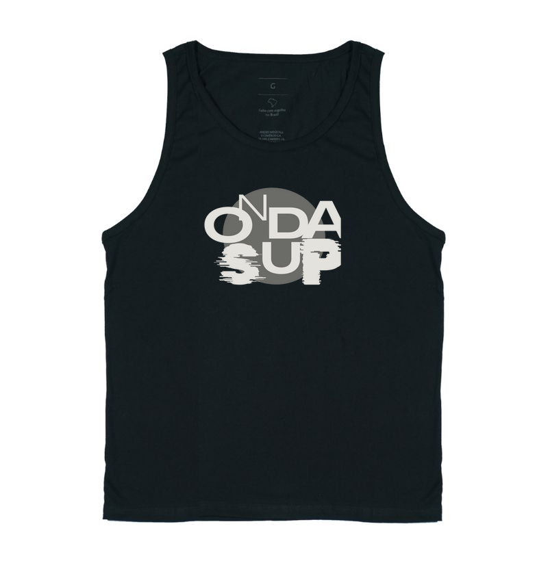 Camiseta OndaSup – Estampa Brush & Flow | Algodão Peruano