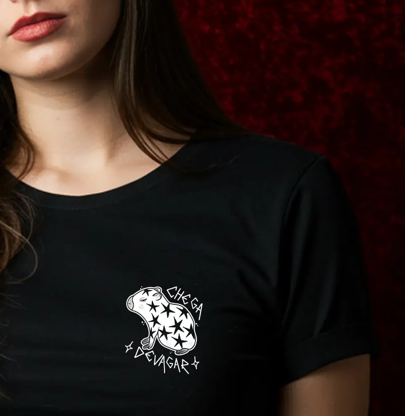 Camiseta Oversized - Chega devagar