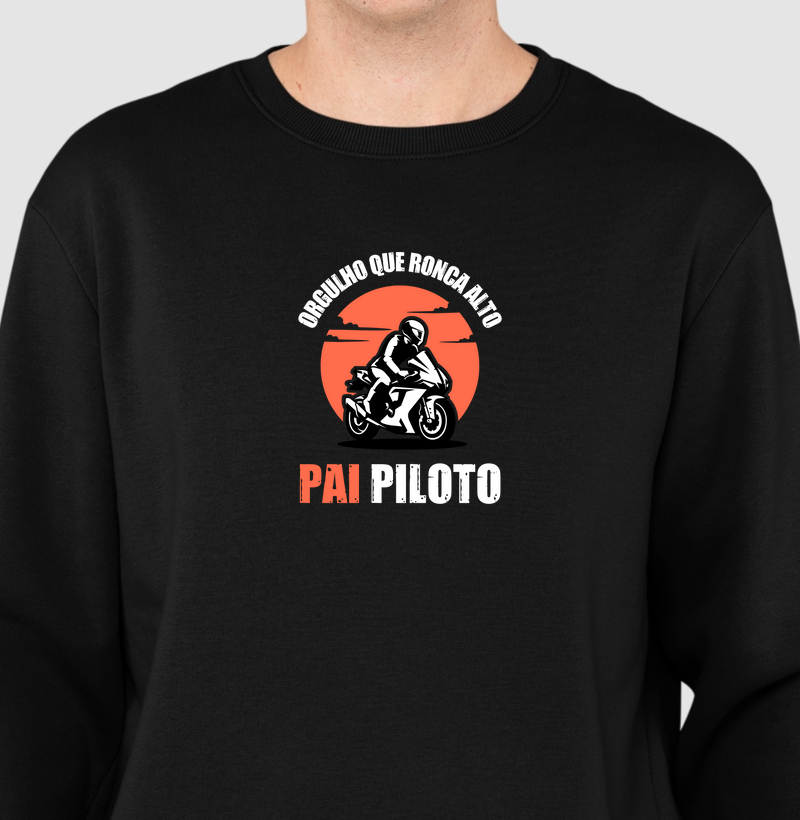 Orgulho que ronca alto, pai piloto