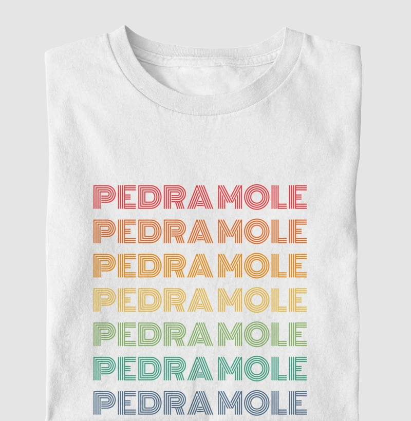 Pedra Mole Letreiro Retrô