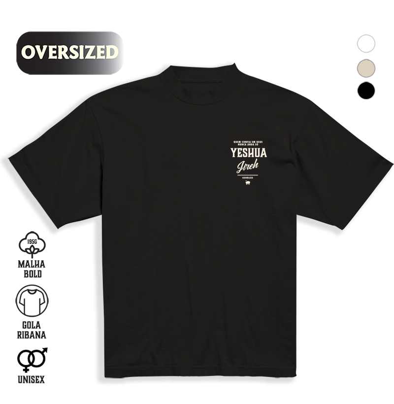 Camiseta Oversized Yeshua Jireh