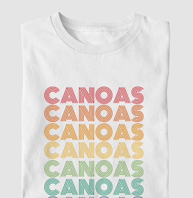 Canoas Letreiro Retrô