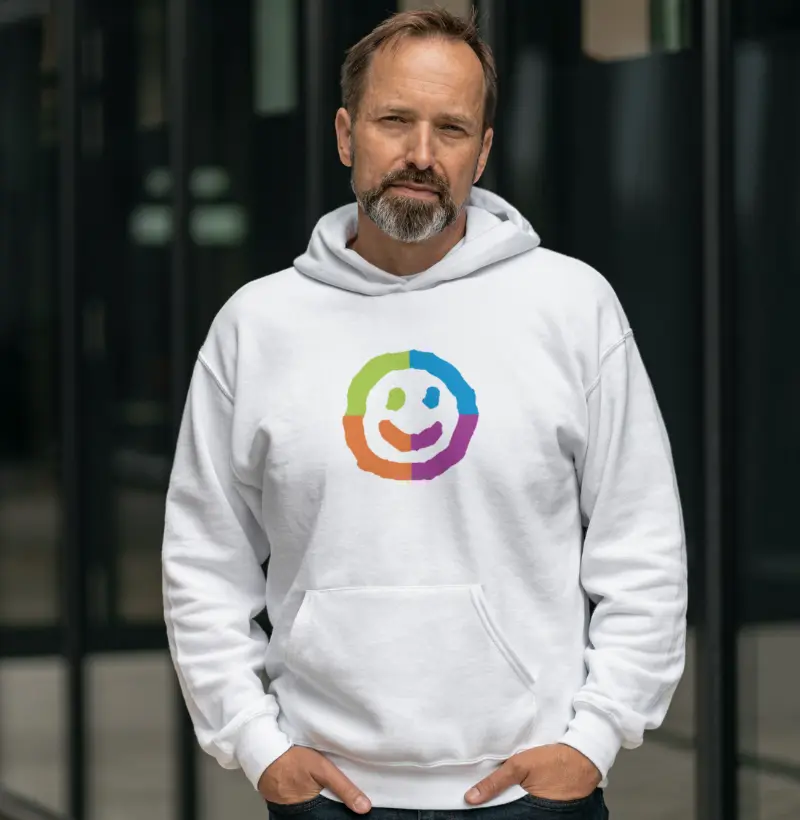 Moletom com Capuz Ong Cirinho Sorrindo. 