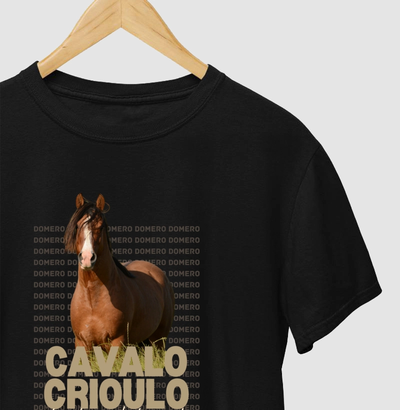 camiseta cavalo crioulo