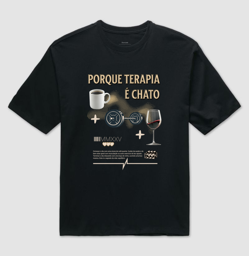 Porque terapia é chato - café + treino + vinho