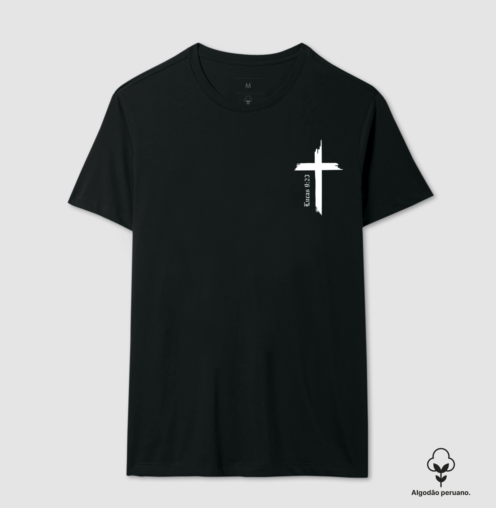 Camiseta algodão peruano - Tome tua cruz