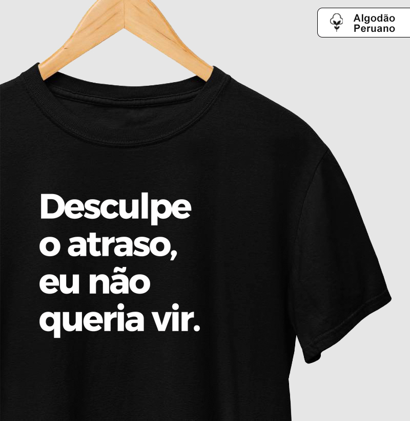 Desculpe o atraso