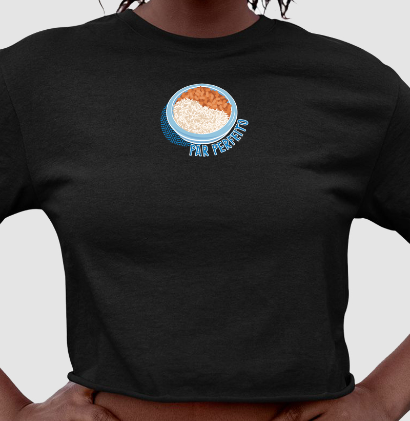 Cropped Arroz e Feijão