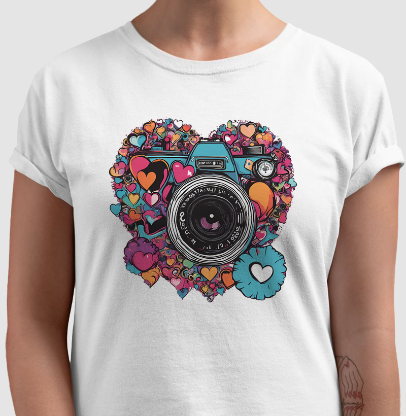 Camisetas / Imagens Criativas / Eu Amo Fotografia 4