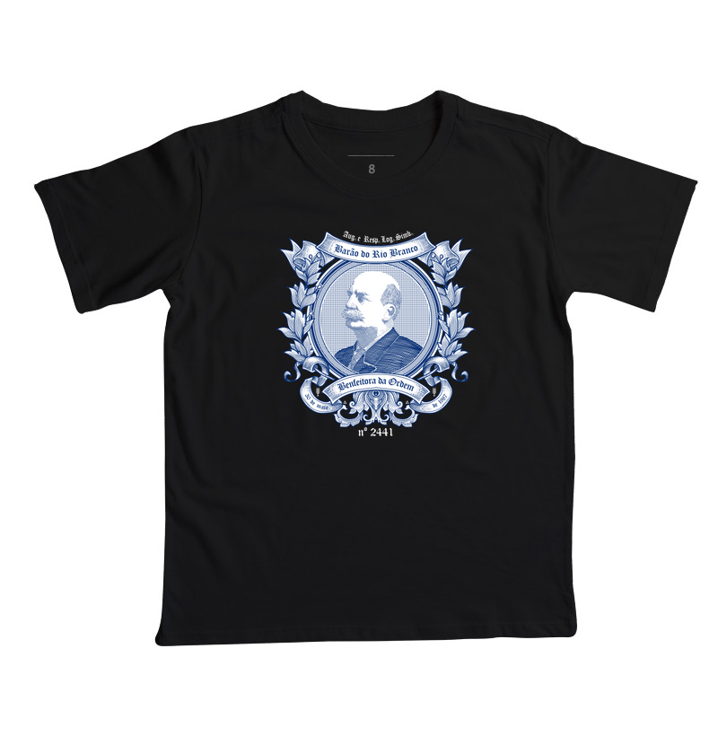 Camiseta exclusiva ARLS Barão do Rio Branco Nº 2441 - Benfeitora da Ordem