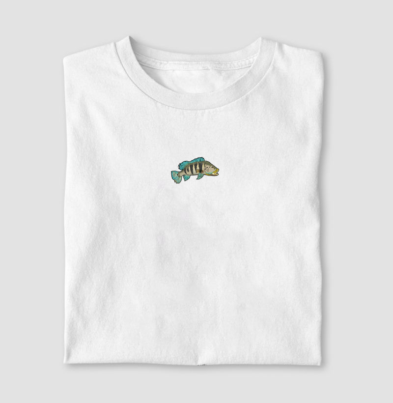 Tucunaré azul minimalista