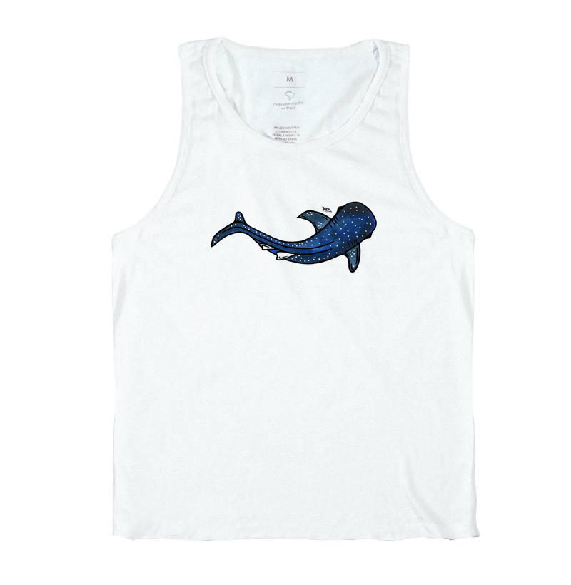 Tubarão Baleia Azul - Aquarela