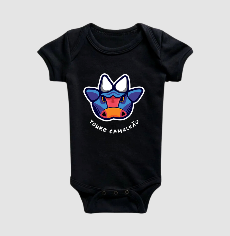 Body Infantil Camaleão Signos - Touro