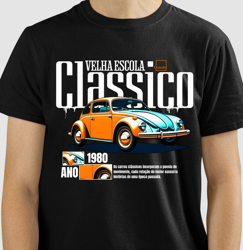 Camiseta - Fusca 80's