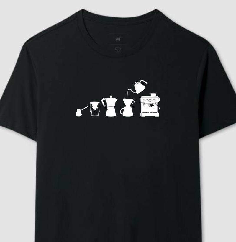 Camiseta Café - Marcha do progresso