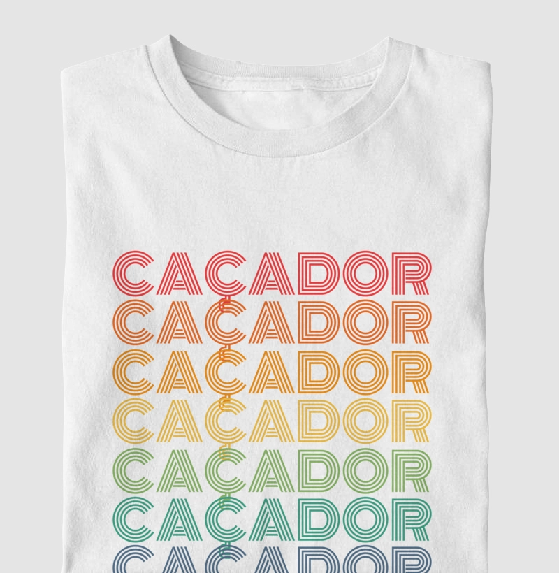 Caçador Letreiro Retrô