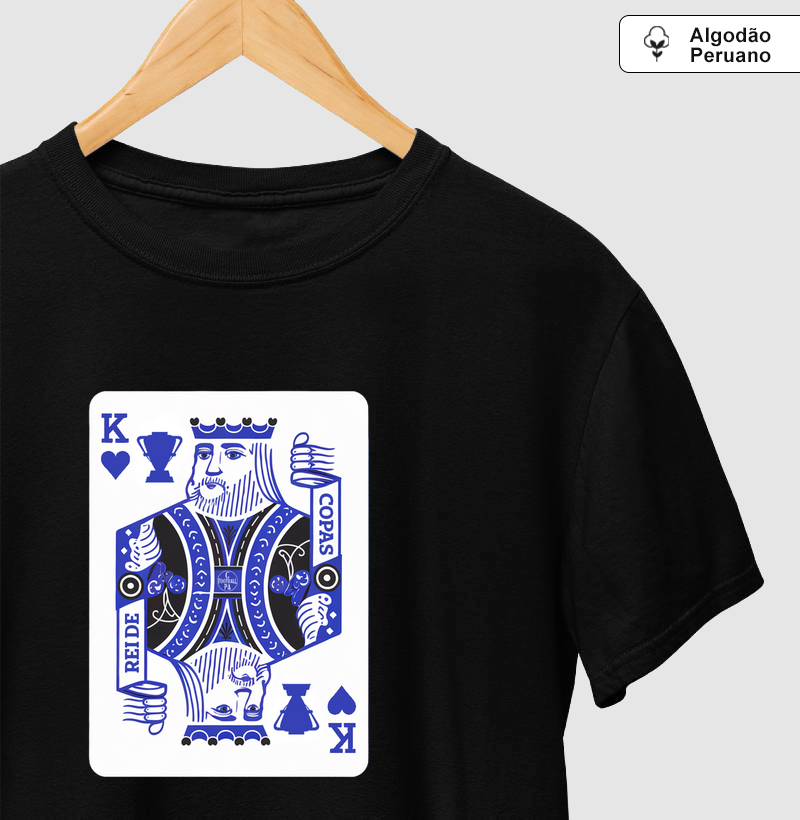 Camiseta Algodão Peruano Rei de Copas