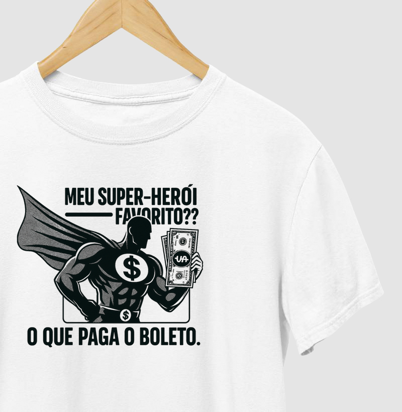 Camiseta Meu super-herói favorito