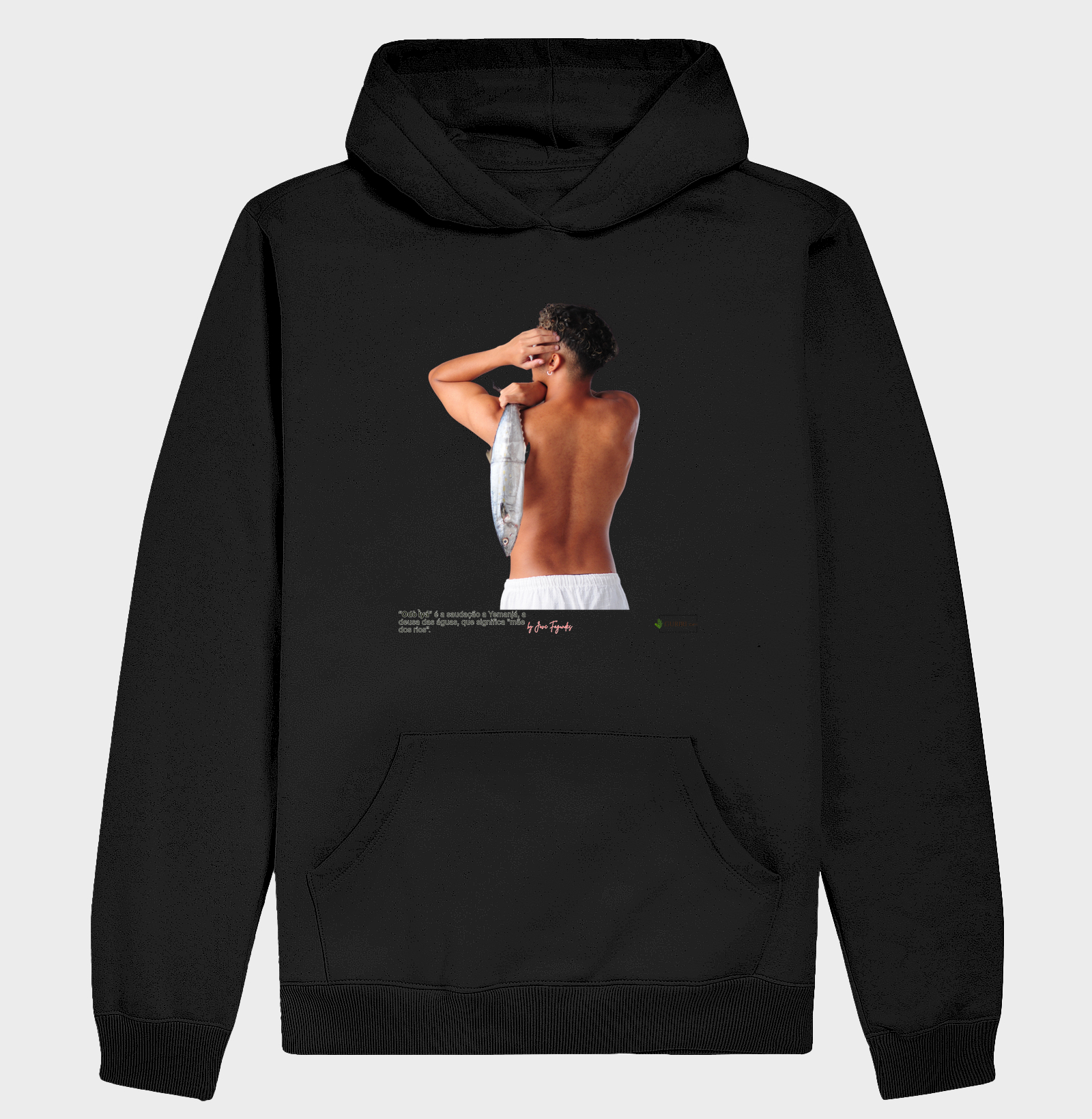 Hoodie Moletom - COLAB - Iemanjá - Proteção - by Jove Fagundes