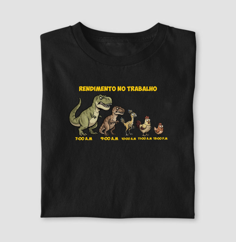 Camisa Algodão Estampada Rendimento no Trabalho Premium