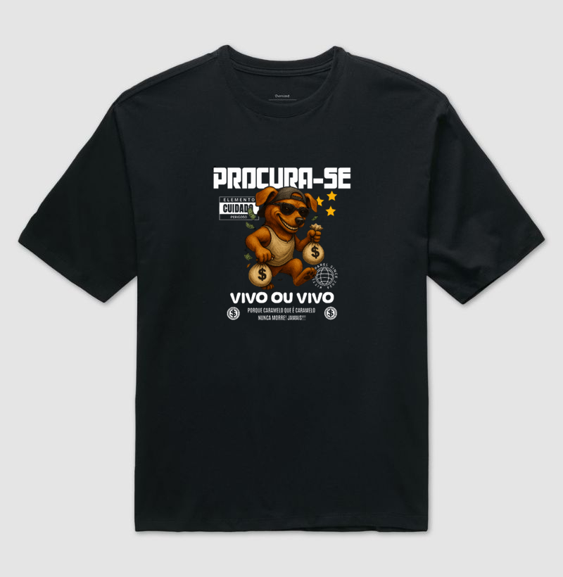 Camiseta Oversized Procura-se