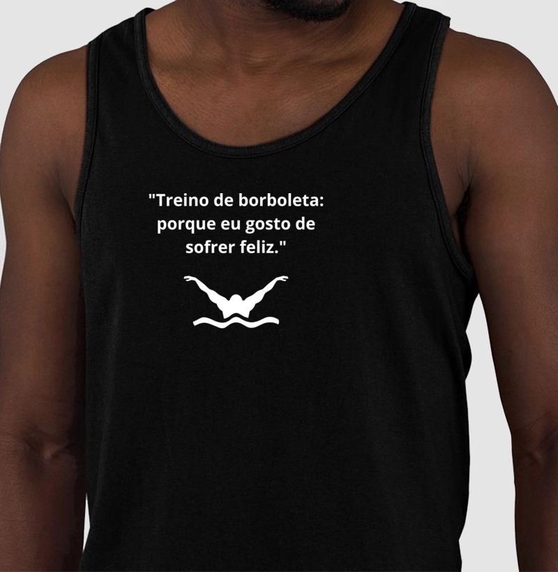"Treino de borboleta: porque eu gosto de sofrer feliz."