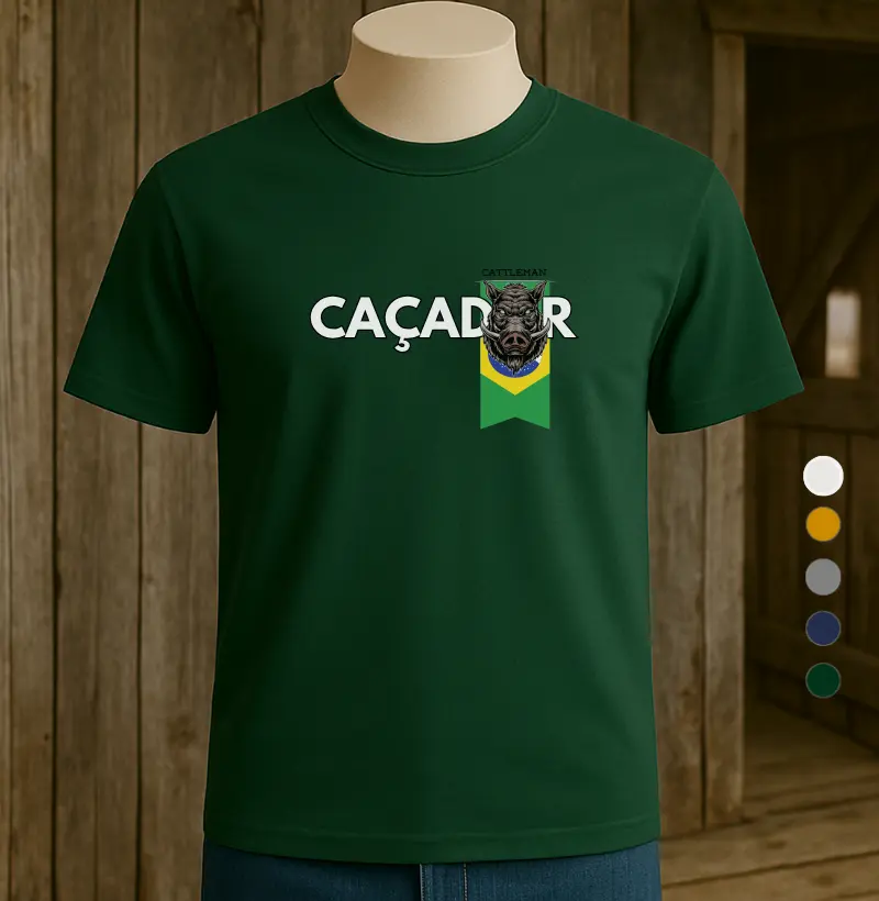 Camiseta Caçador - guns