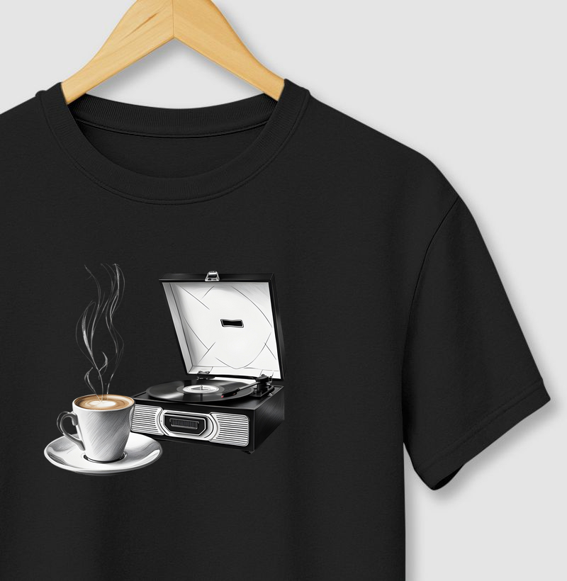 CAFÉ E VITROLA - DESENHO