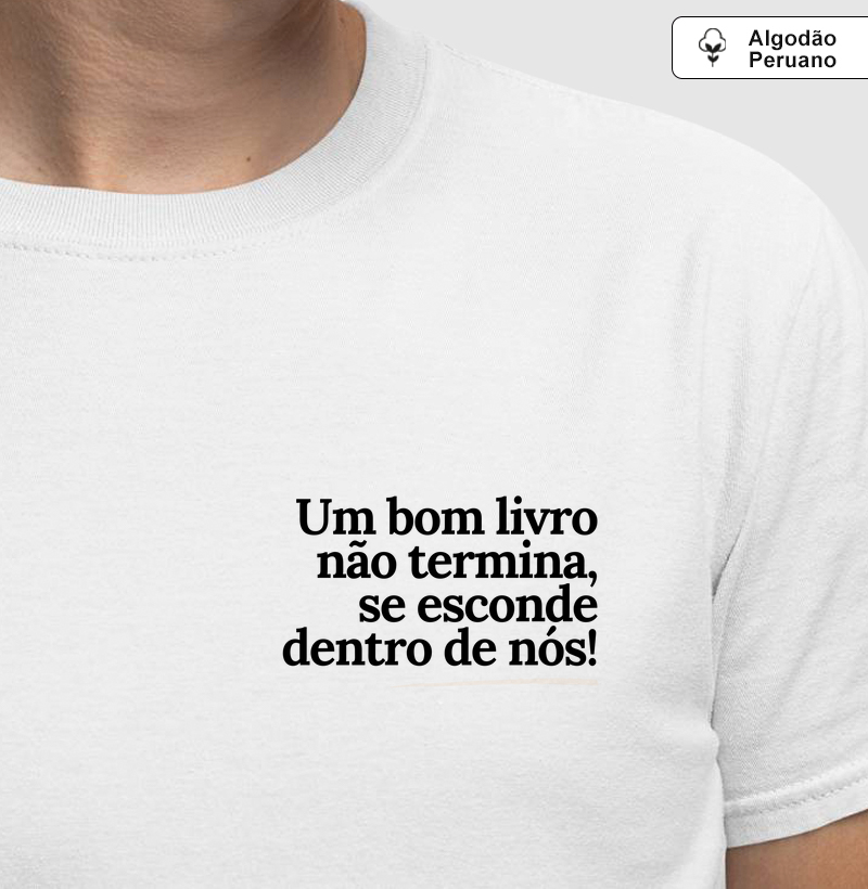 Um bom livro - Algodão Peruano