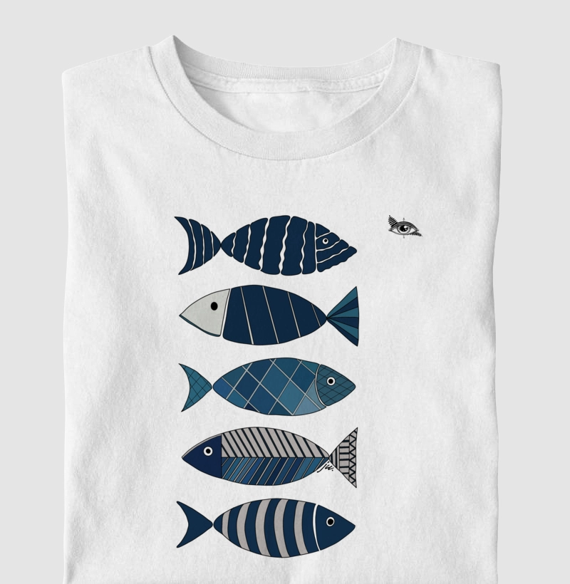 Camiseta - Peixes