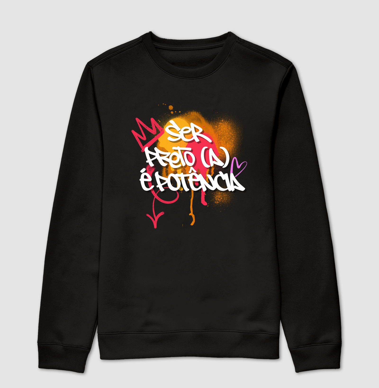 Camiseta Original Ser Preto(a) é Potência
