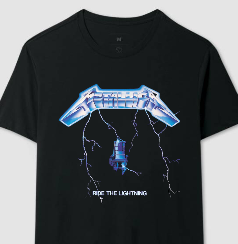 Camiseta Metallica - Ride The Lightning