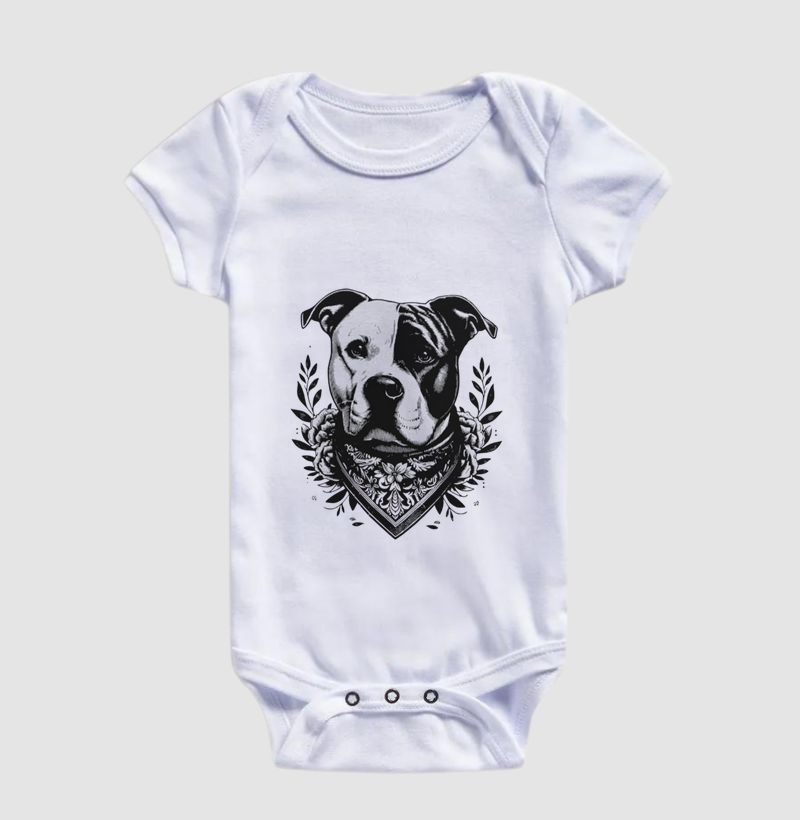 Pit bull com bandana 
