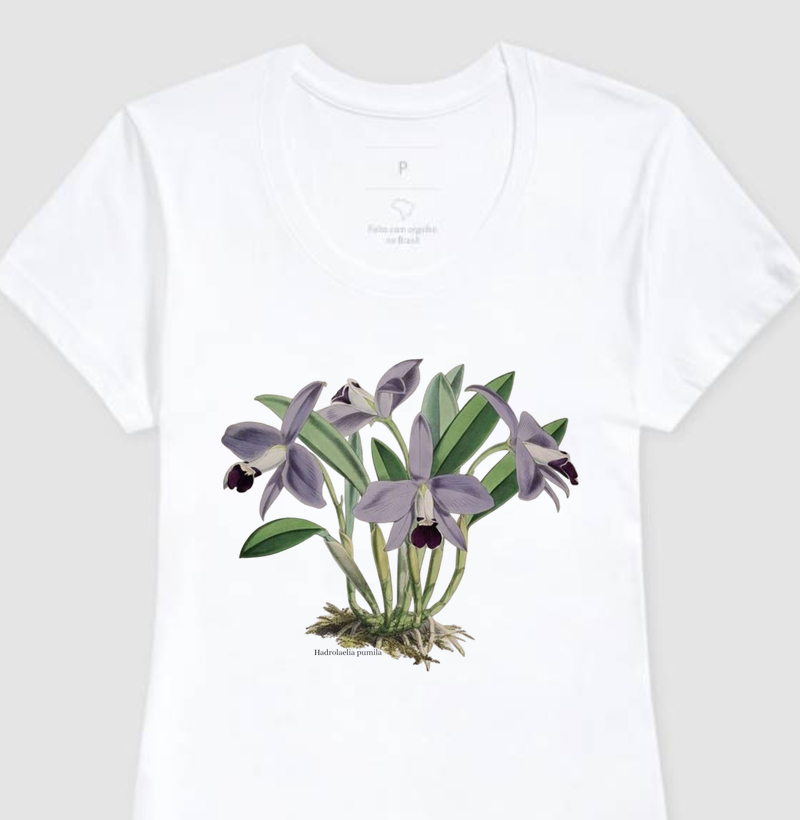 Camiseta Feminina Baby Long Hadrolaelia pumila