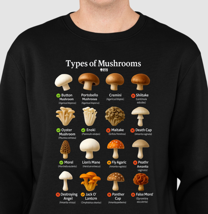 Types of Mushrooms