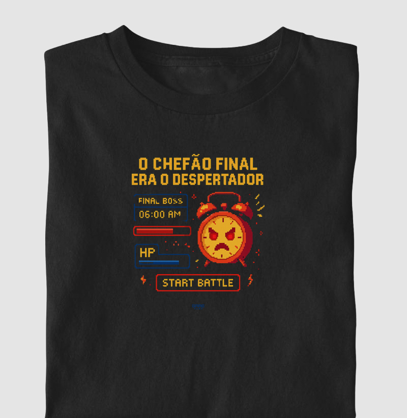 RetroPhrase O Chefão Final Era o Despertador