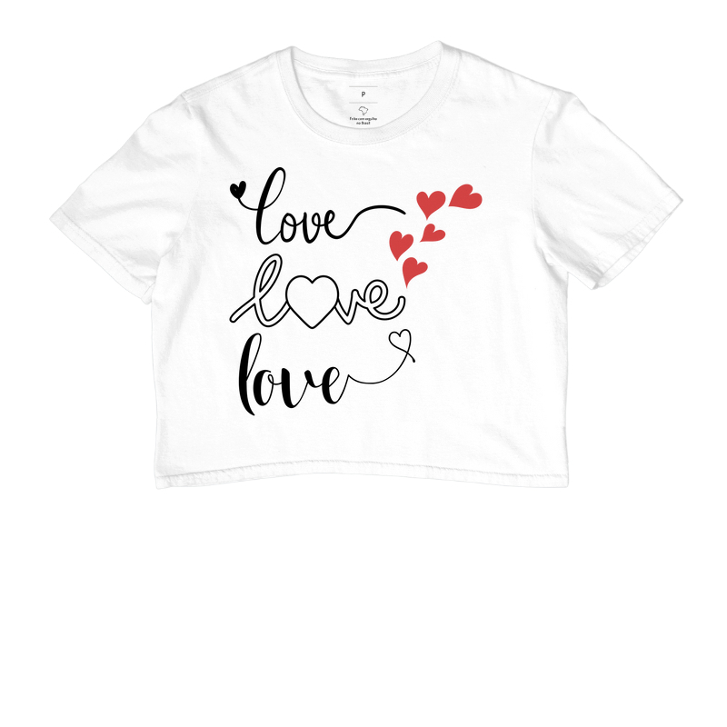 Cropped Love Love Love