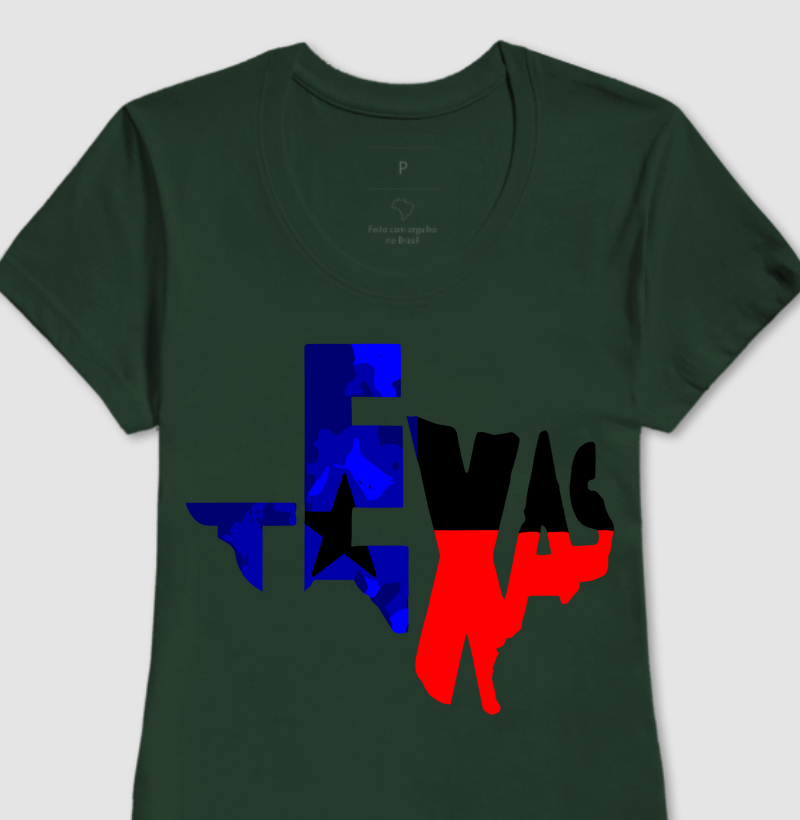 Camiseta Feminina - Texas