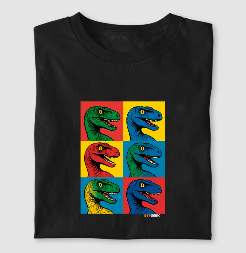 Camiseta Pop Velociraptor
