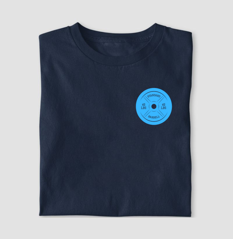Barbell de bolso azul