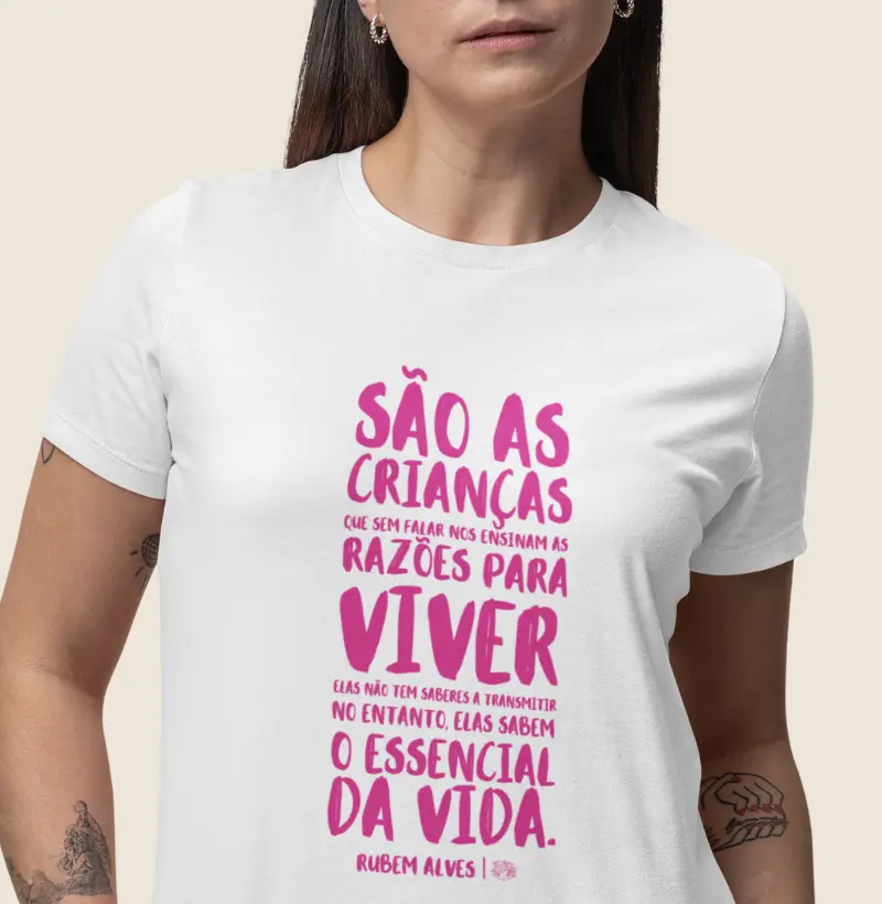 Camiseta Crianças | Rubem Alves