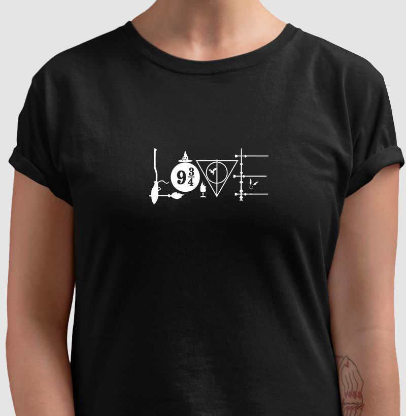 Camiseta Love Skull