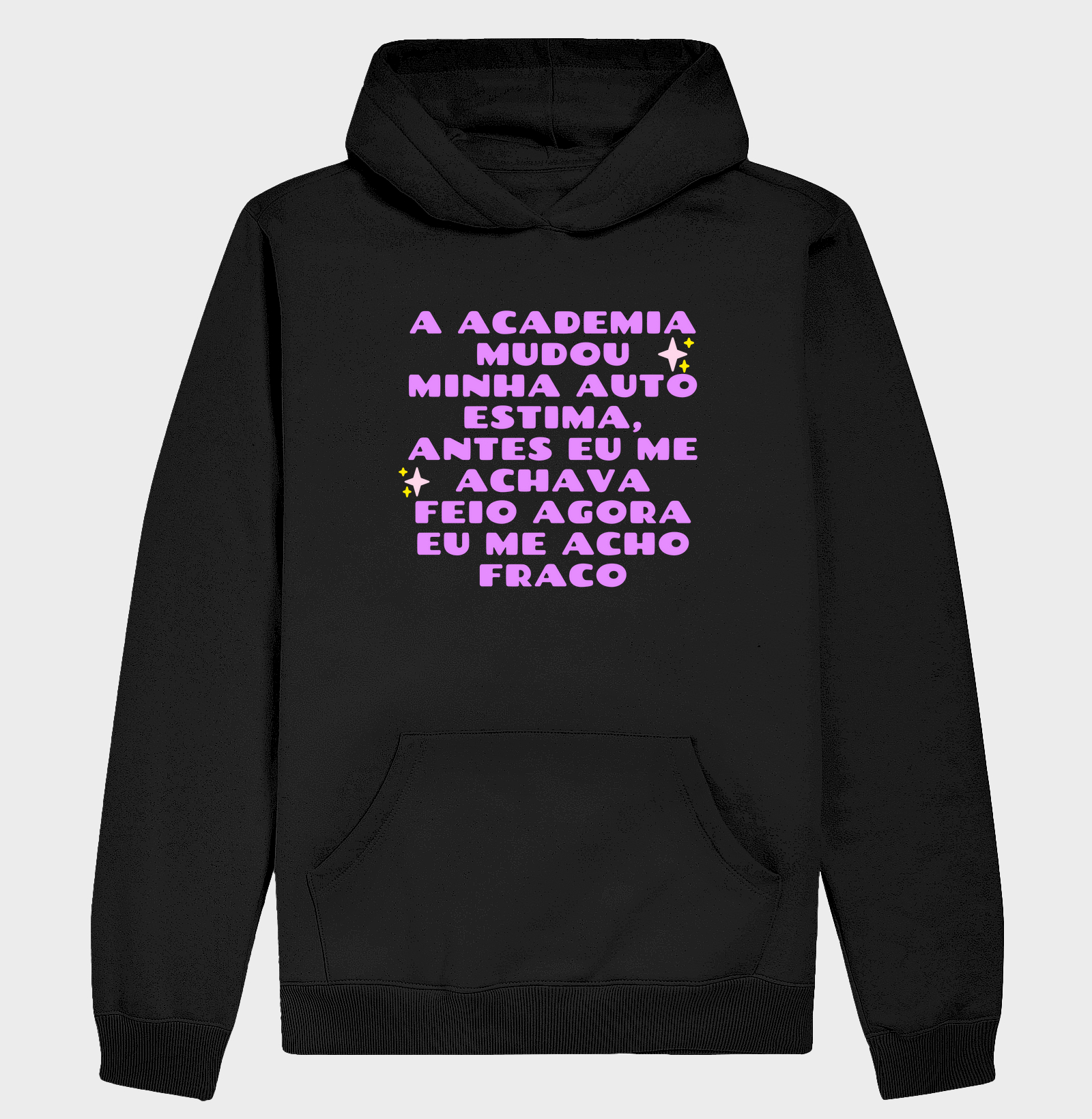 A academia mudou a minha auto estima antes eu me achava feio, agora eu me acho fraco