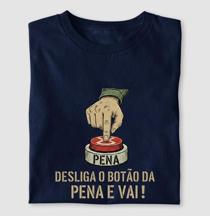 Desliga o botão da pena