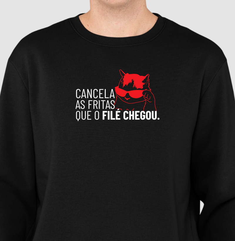O filé chegou